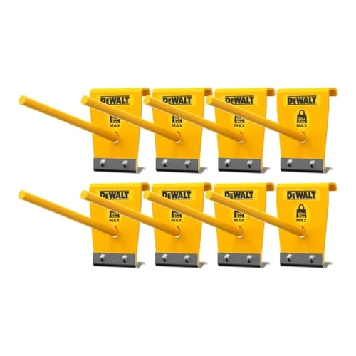 DEWALT ガレージ 金属製フック8個セット